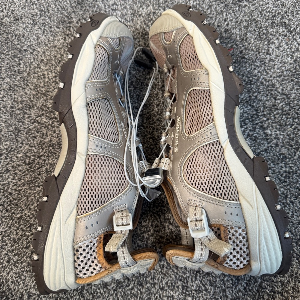 Salomon Techamphibian 2 Water Shoes Size 11 Amphibious Hiking Sandals 2008 Vtg - Picture 6 of 8